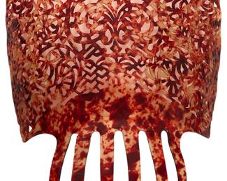 Massive 19th C. Flamenco Tortoise Shell Hair Comb