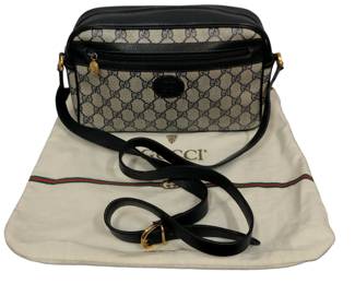 GUCCI Ophidia Navy Monogram Bag Handbag Purse 