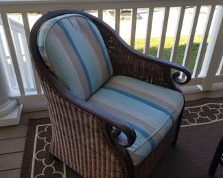 Pretty porch conversation set: chair