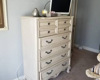 Magnificent king bedroom set by Fairmont Designs: tall dresser 