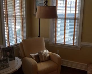 Swivel rockers - two available. Great floor lamp!