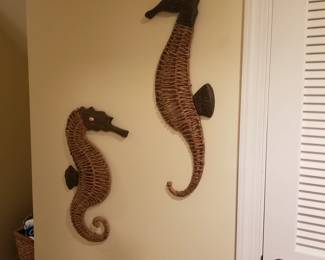 Seahorse wall art
