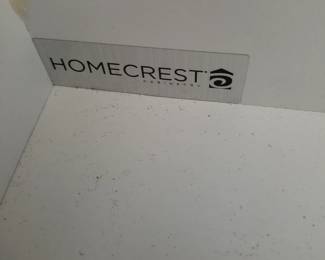 Kitchen cabinetry is by HOMECREST