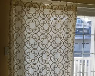 Curtain rods & curtains