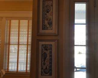 Artwork and interior blinds