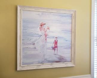 Beautiful beach painting 