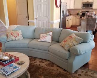 Curved couch by FlexSteel - so sophisticated!