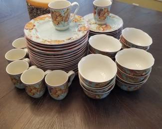 222 Fifth PTS International Gabrielle Spring Blue fine china
