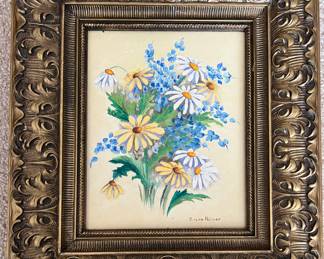 A lot of framed and unframed original artwork by Irene Holman