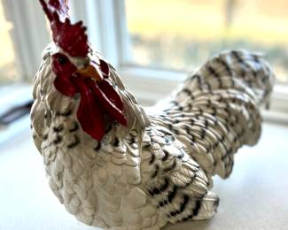 Ceramic rooster