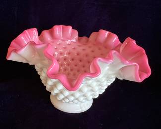Fenton hobnail bowls