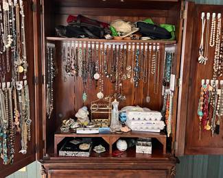 LOTS of costume jewelry!