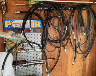 Barn with tools and shelving