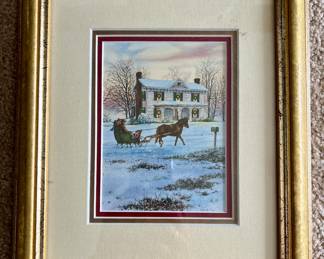 Small winter scene Robert A. Tino prints