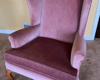 Broyhill velvet chair (1 of 2)