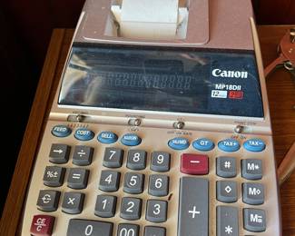 Canon adding machine