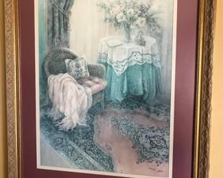 Print signed and numbered by artist