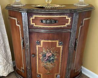 Painted storage cabinet