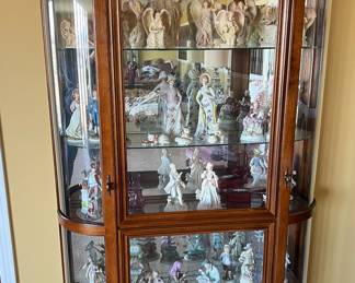Large curio cabinet (approx. 7' tall)