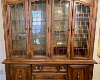 Stanley breakfront hutch