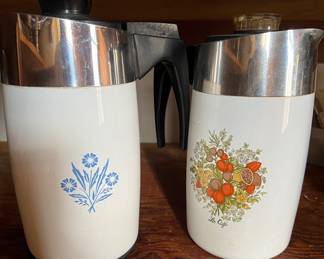 Corning Ware coffee urns