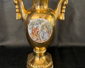 22K gold plated urn