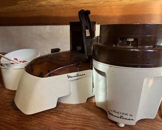 Vintage Moulinex food processor