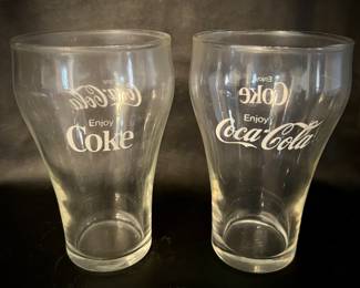 Vintage Coke glasses