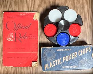 Vintage poker chips