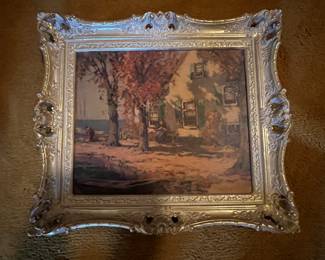 Vintage framed print