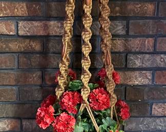 Macrame hanging planters
