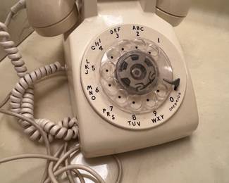 Vintage rotary phones