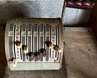 Vintage adding machine