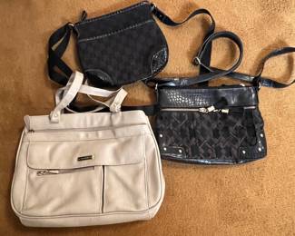 Assorted purses and bags
