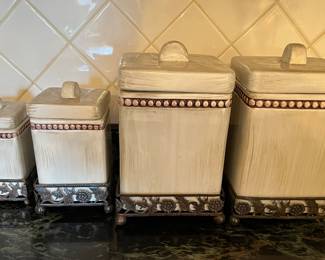 I. Godinger & Co canister set