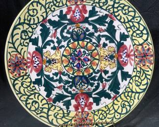 Vntg Hand Painted Porcelain Serving Dish SPAIN
