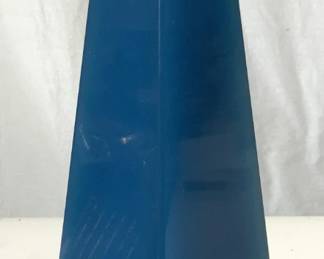 Opalescent Art Glass Obelisk Blue
