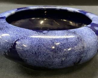 Vintage McCoy Blue Onyx Art Pottery Planter USA
