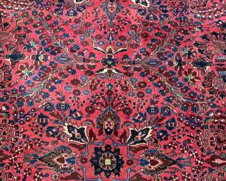 Antq Handmade Persian Rm Sz Wool Rug
