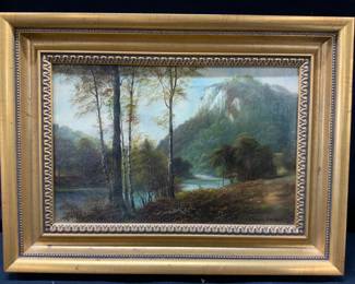 GEORGE WILLIS PRYCE Signed Landscape Oil Painting
