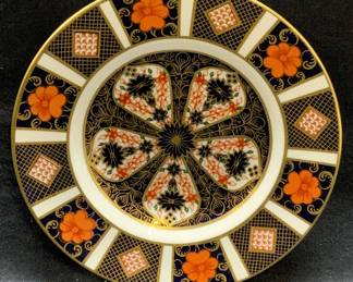 Royal Crown Derby Imari China Plate, England
