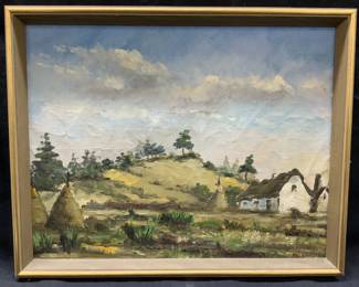 Paul Wauters Signed Plein Air Oil Painting
