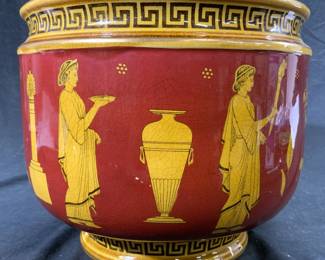 ROYAL DOULTON Greek Motif Ceramic Jardiniere
