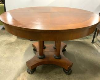 BAKER FURNITURE Neoclassical Style Wood D Table

