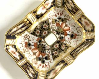 Royal Crown Derby Bone China Imari Trinket Dish
