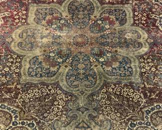 Antique Handmade Persian Rm Sz Wool Rug
