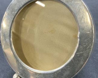 Antique Stamped 1890 Sterling Silver Picture Frame
