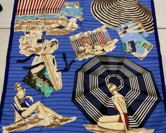 Ralph Lauren Sgn Silk Hand Rolled Scarf, Italy
