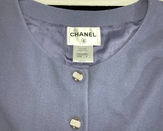 CHANEL Lavender Wool & Silk Blazer, France
