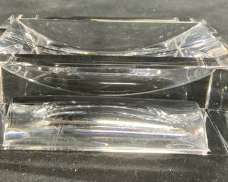 BACCARAT FRANCE Crystal Soap Dish
